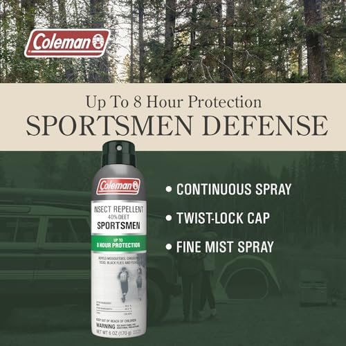 Coleman Insect Repellent Spray - 40% DEET Insect Repellent Spray, Protection Aga... - Image 3