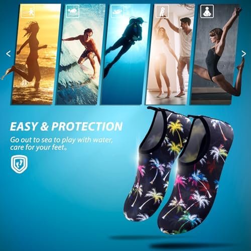 SIMARI Water Shoes for Women Men Swim Aqua Socks Beach Pool Essentials Barefoot ... - Image 8