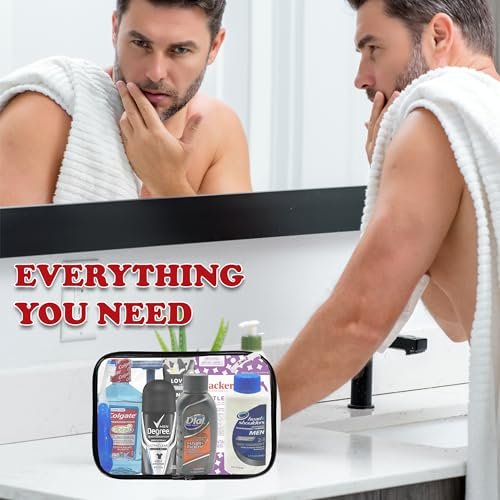 Mens Travel Toiletries Kit, Travel Bag of Hygiene Essentials for Bath, Shaving a... - Image 9
