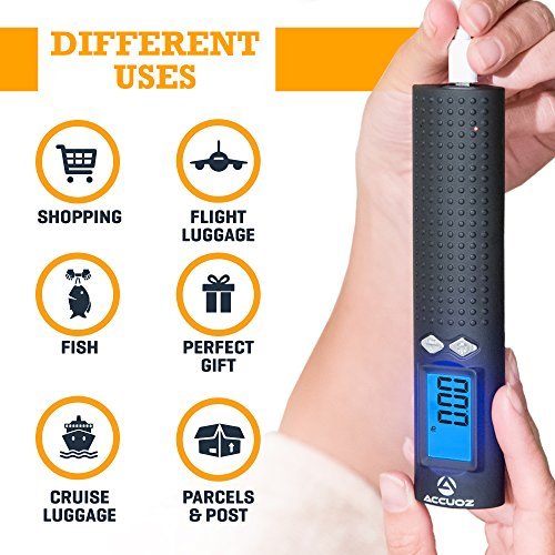 Rechargeable Digital Luggage Scale - 2600mAh Portable Charger & LED Flashlight - Image 9