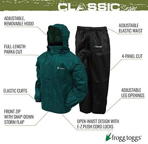 FROGG TOGGS Men's Classic All-Sport Waterproof Breathable Rain Suit - Image 3