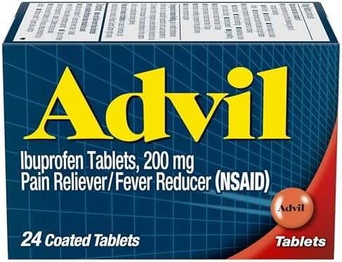 Advil Pain Reliever and Fever Reducer, Ibuprofen 200mg for Pain Relief - 24 Coat... - Image 2
