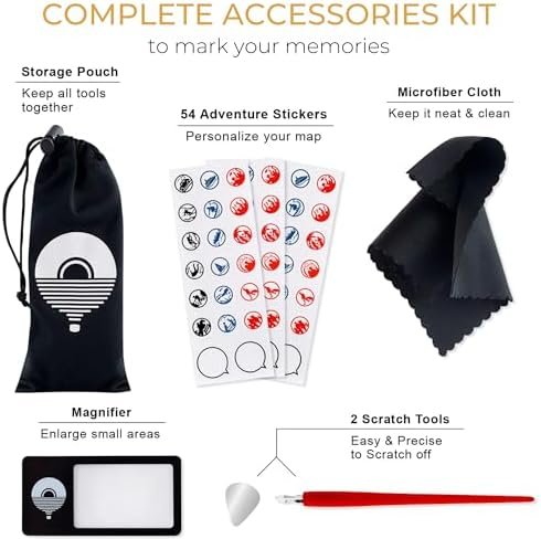 Scratch off Map of United States & All 63 USA National Parks Poster - Easy-to-Sc... - Image 6