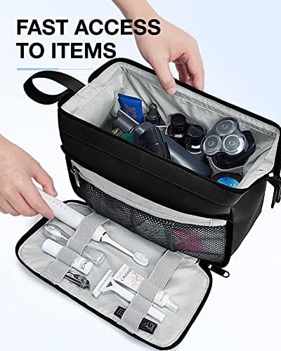 BAGSMART Toiletry Bag for Men, Wide Opening Travel Toiletry Bag for Men, Dopp Ki... - Image 5