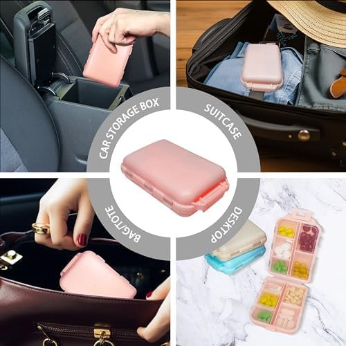 Pill Organizer with Medicine Labels 161 Labels Travel Daily Pill Container Mini ... - Image 10