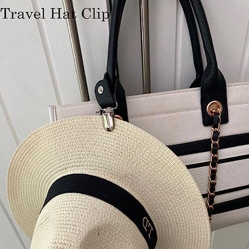 Hat Clip Holder for Travel, 3 Pcs Travel Hat Clip on Bag for Backpack/Purse/Lugg... - Image 5