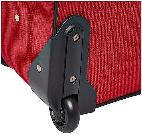 American Tourister Fieldbrook XLT Softside Upright Luggage, Red/Black, 3-Piece S... - Image 6