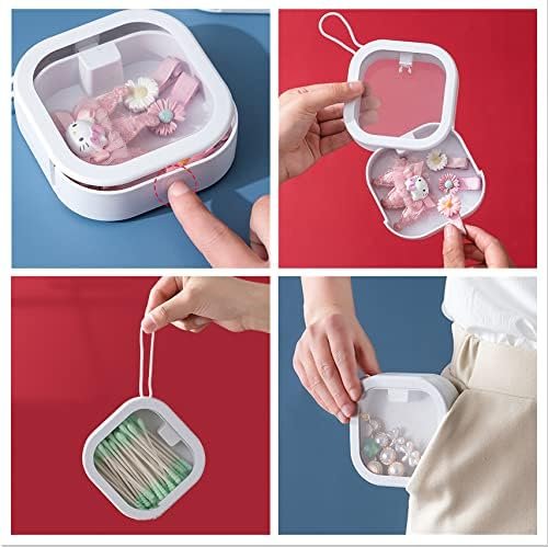 4pcs Hair Tie Organizer,Small Portable Hair Tie Holder Clip Jewelry Organizer fo... - Image 7