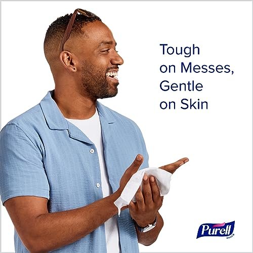 Purell Hand Sanitizing Wipes, Clean Refreshing Scent, 40 Count Hand Wipes Canist... - Image 3