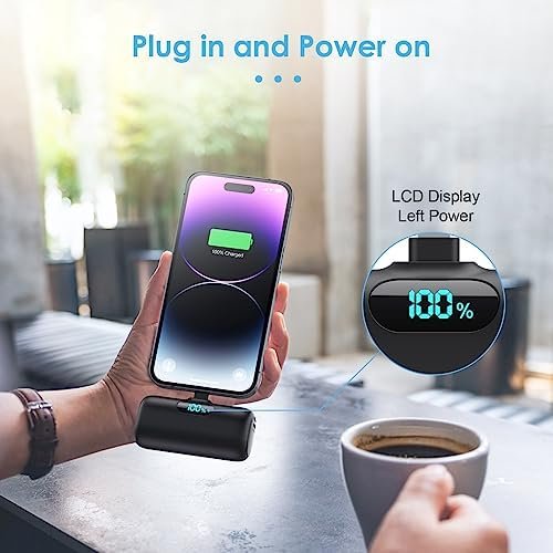 Small Portable Charger for iPhone,Upgraded 5000mAh PD Fast Charging Power Bank,M... - Image 7