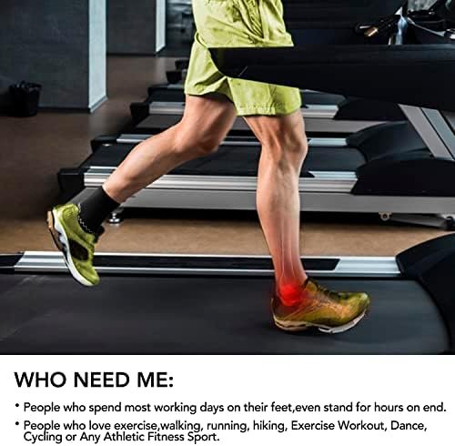 5 Pairs Copper Compression Socks for Women & Men - Ankle Plantar Fasciitis Arch ... - Image 9