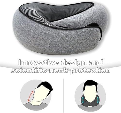 Travel Pillow - 2024 New Travel Neck Pillow, Memory Foam Travel Pillow, Memory F... - Image 4