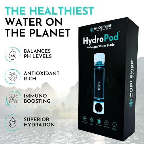 HydroPod Premium Hydrogen Water Bottle Generator - Advanced HydroHealth Hydrogen... - Image 4
