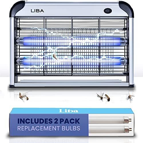 LiBa Electric Bug Zapper, Indoor Insect Killer - (2) Extra Replacement Bulbs - F... - Image 2