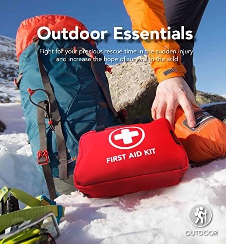 330 Piece First Aid Kit, Premium Waterproof Compact Trauma Medical Kits for Any ... - Image 9