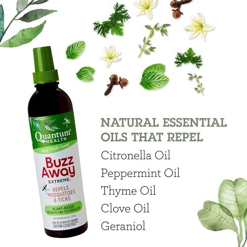Quantum Health Buzz Away Extreme - DEET-free Insect Repellent, Essential Oil Bug... - Image 5