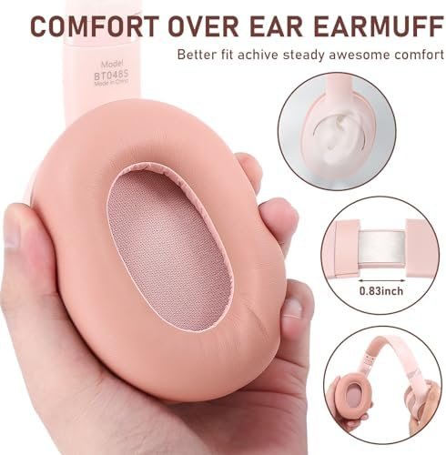 Active Noise Cancelling Headphones Bluetooth Over Ear, 50 Hours Playtime, Blueto... - Image 5