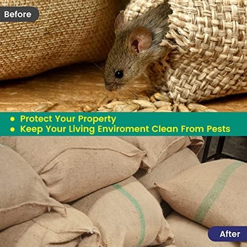 ELEGENZO Mouse Repellent Pouches, Peppermint Oil Pest and Rodent Repellent, Mice... - Image 7