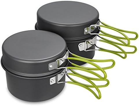 Gutsdoor Camping Cookware Set Camping Gear Campfire Utensils Non-Stick Cooking E... - Image 3