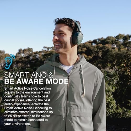 JLab JBuds Lux ANC Wireless Headphones, Sage, Hybrid Active Noise Cancelling, Cu... - Image 4