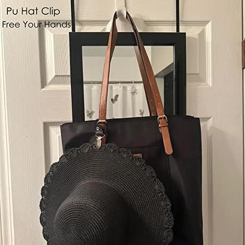 Hat Clip Holder for Travel, 3 Pcs Travel Hat Clip on Bag for Backpack/Purse/Lugg... - Image 4