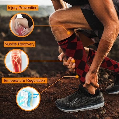 Doc Miller Compression Calf Sleeve for Men & Women, 20-30mmHg Support for Runnin... - Image 5