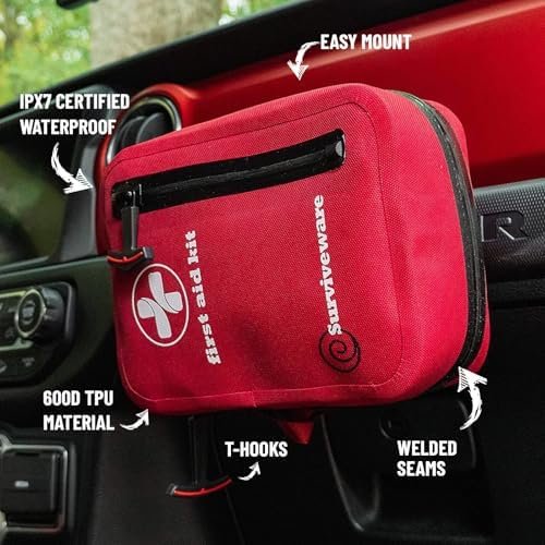 Surviveware Waterproof First Aid Kit - Survival Emergency Preparedness for Trave... - Image 8