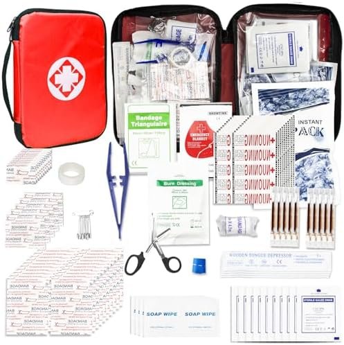 Travel-First Aid-Kit Car-Home 300PCS Survival-Kit Outdoor-Adventure - Small Port... - Image 2