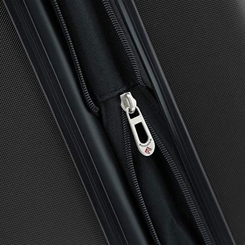 Travelers Club Chicago Hardside Expandable Spinner Luggage, Black, 5 Piece Set - Image 5