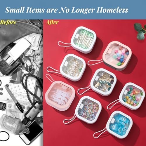 4pcs Hair Tie Organizer,Small Portable Hair Tie Holder Clip Jewelry Organizer fo... - Image 4