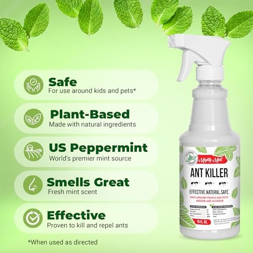 Mighty Mint - 16oz Natural Peppermint Oil Ant Killer and Repellent Spray - Safe ... - Image 4