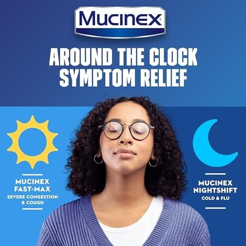 Mucinex Fast-Max & NightShift Combo Pack - Max Strength Cough & Cold Medicines F... - Image 6