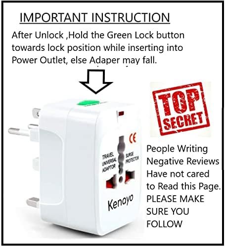 Worldwide Universal Power Adapter, All-in-One International Travel Plug Converte... - Image 3