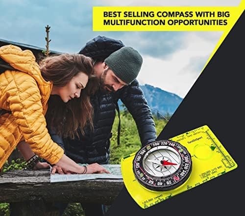 Orienteering Compass Hiking Backpacking Compass | Advanced Scout Compass Camping... - Image 7