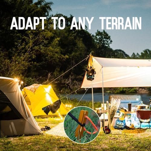 Grassman 16 Pack Tent Stakes, 7075 Aluminium Tent pegs, Heavy Duty Lightweight G... - Image 6