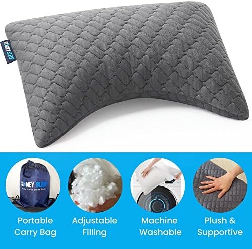 Sidney Sleep Mini Travel Size Neck Pillow - Knee Pillow - Back Lumbar Support - ... - Image 4