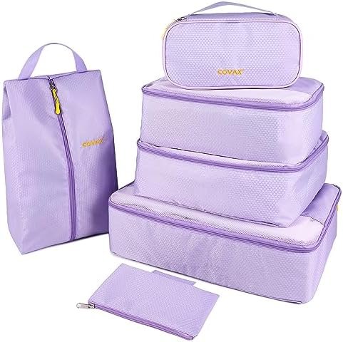 COVAX Packing Cubes for Suitcases, 5 Set Travel Luggage Organizer Bags and Stora... - Image 10