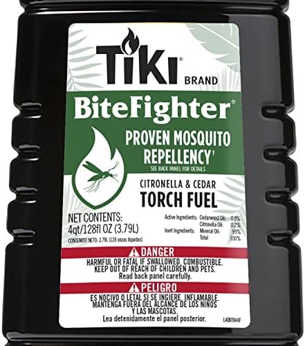 TIKI Brand BiteFighter Mosquito Repellent Torch Fuel for Outdoors, 128 oz, 12211... - Image 3