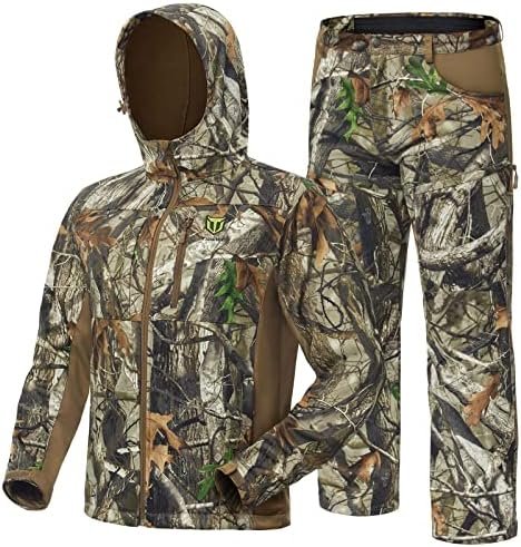 TIDEWE Hunting Clothes for Men with Fleece Lining, Safety Strap Compatible Water... - Image 2