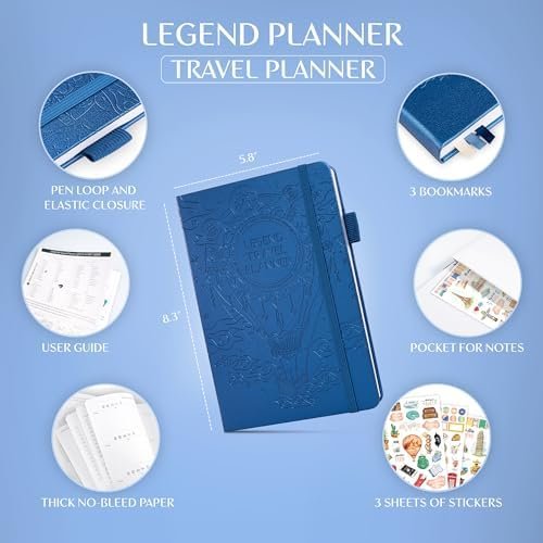 Legend Travel Planner – Vacation Itinerary Organizer for Solo Travel & Couples –... - Image 3