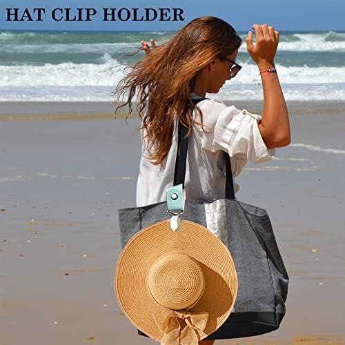 Hat Clip Holder for Travel, 3 Pcs Travel Hat Clip on Bag for Backpack/Purse/Lugg... - Image 7
