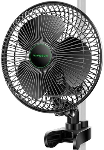 VIVOSUN AeroWave A6 6-Inch Clip-on Fan, Patented Portable Indoor Fan with Clip, ... - Image 2