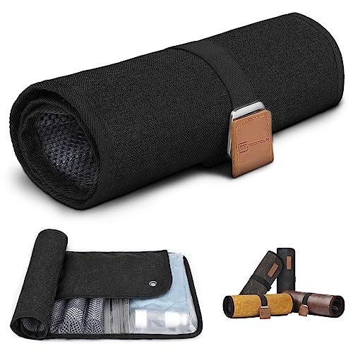 Travel Essentials, Toiletry Bag for Men, Compact Bathroom Roll Organizer for Hyg... - Image 2