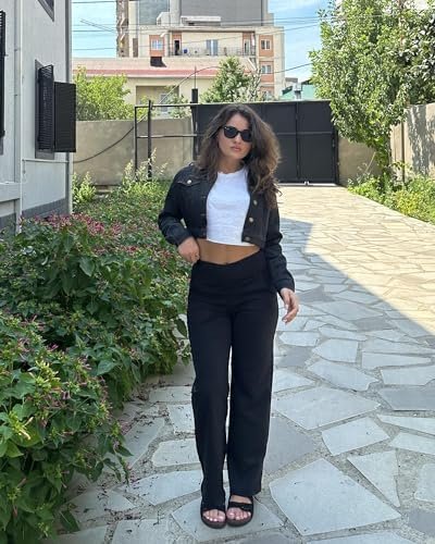 G4Free Wide Leg Pants for Women Loose Yoga Pants with Pockets Petite/Regular/Tal... - Image 3