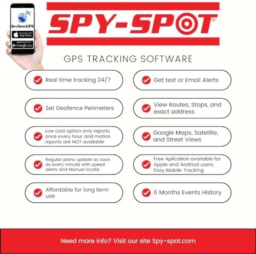 Spy Spot GPS Tracker 4G LTE Mini Portable GPS Tracking Device. Real-Time Tracker... - Image 10