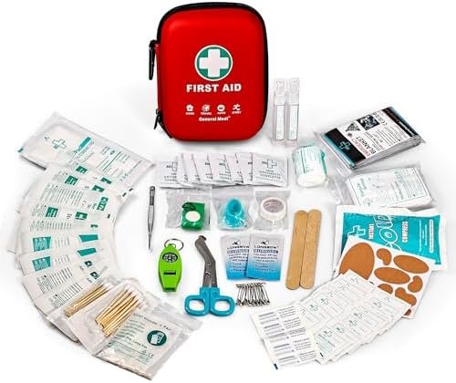 General Medi First Aid Kit - 170 Pieces Hard Case and Lightweight - Great for Tr... - Image 4
