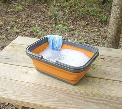 ust FlexWare Collapsible Sink with 2.25 Gal Wash Basin for Washing Dishes and Pe... - Image 4
