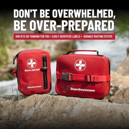Surviveware Waterproof First Aid Kit - Survival Emergency Preparedness for Trave... - Image 10