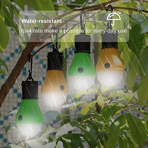 LED Camping Tent Lantern, Portable Outdoor Waterproof Emergency Light Bulb, Batt... - Image 4