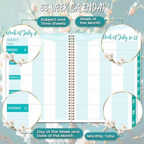 Teacher Planner 2024-2025 - Teacher Planner 2024-2025 Academic Year, 8.3" x 11",... - Image 5